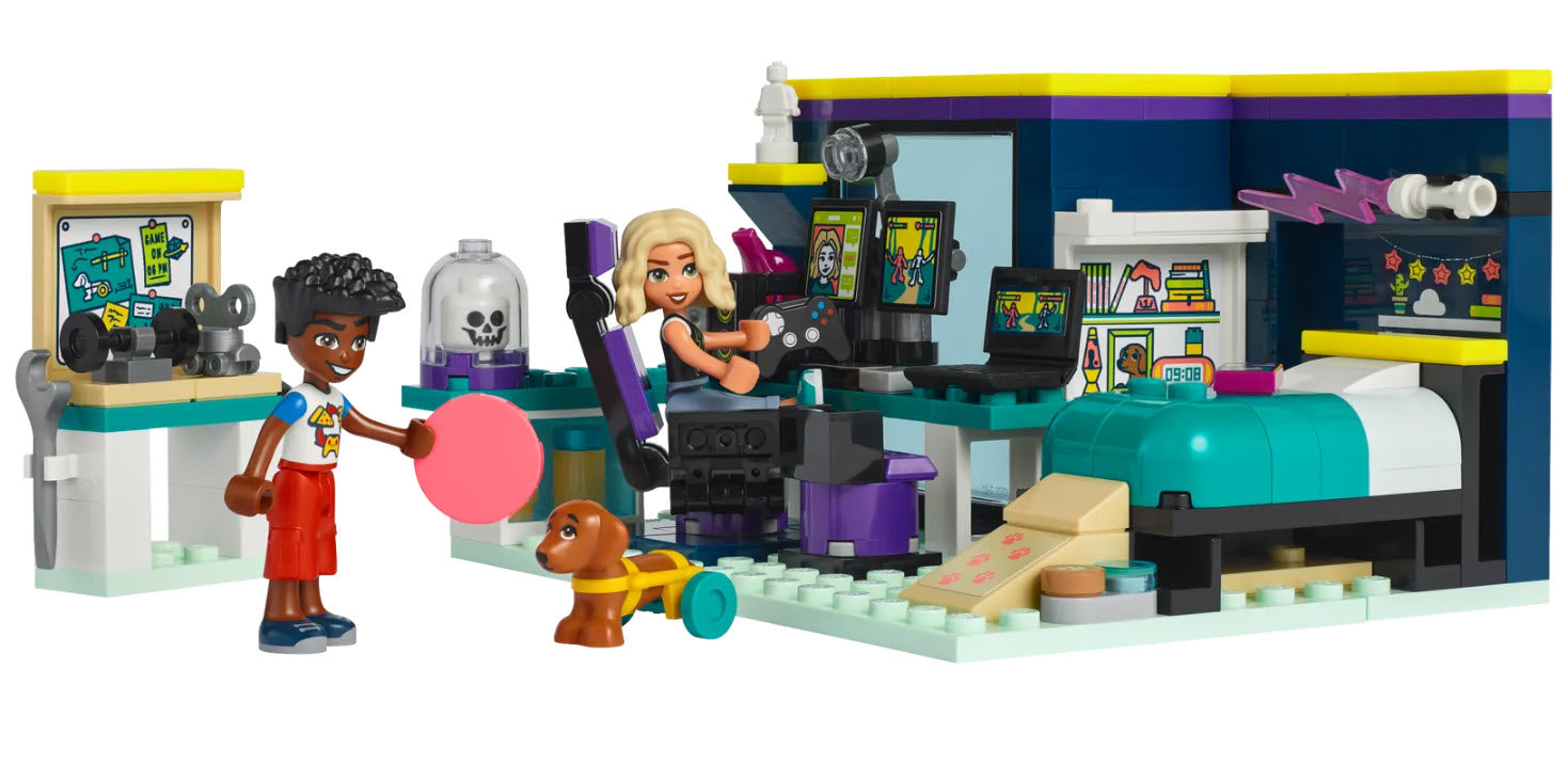 Inhalt: LEGO Friends 41755 Novas Zimmer