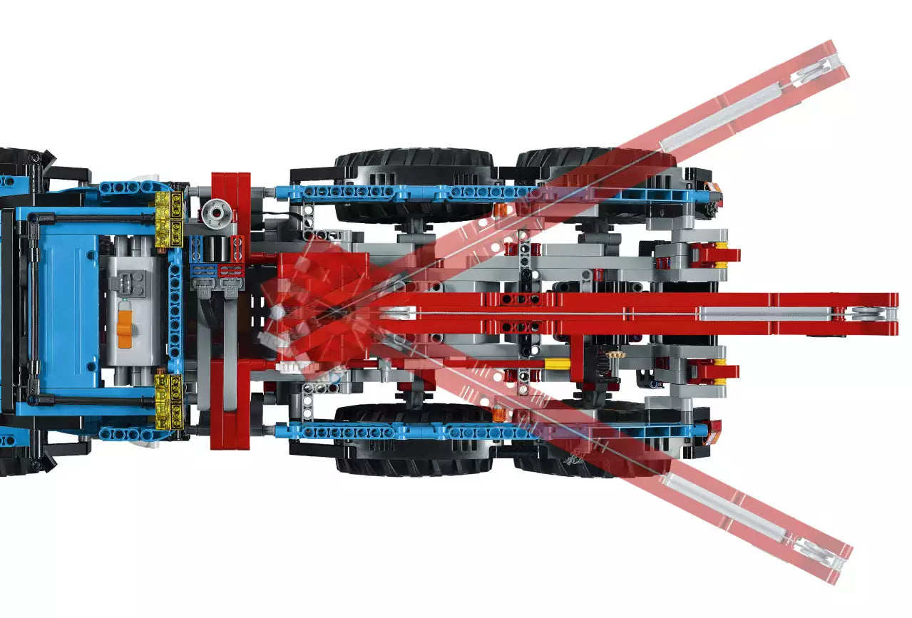 Detail: LEGO Technic 42070 Allrad-Abschleppwagen