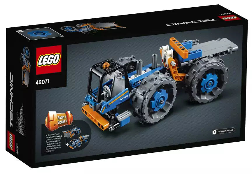 Box Rückansicht: LEGO Technic 42071 Kompaktor