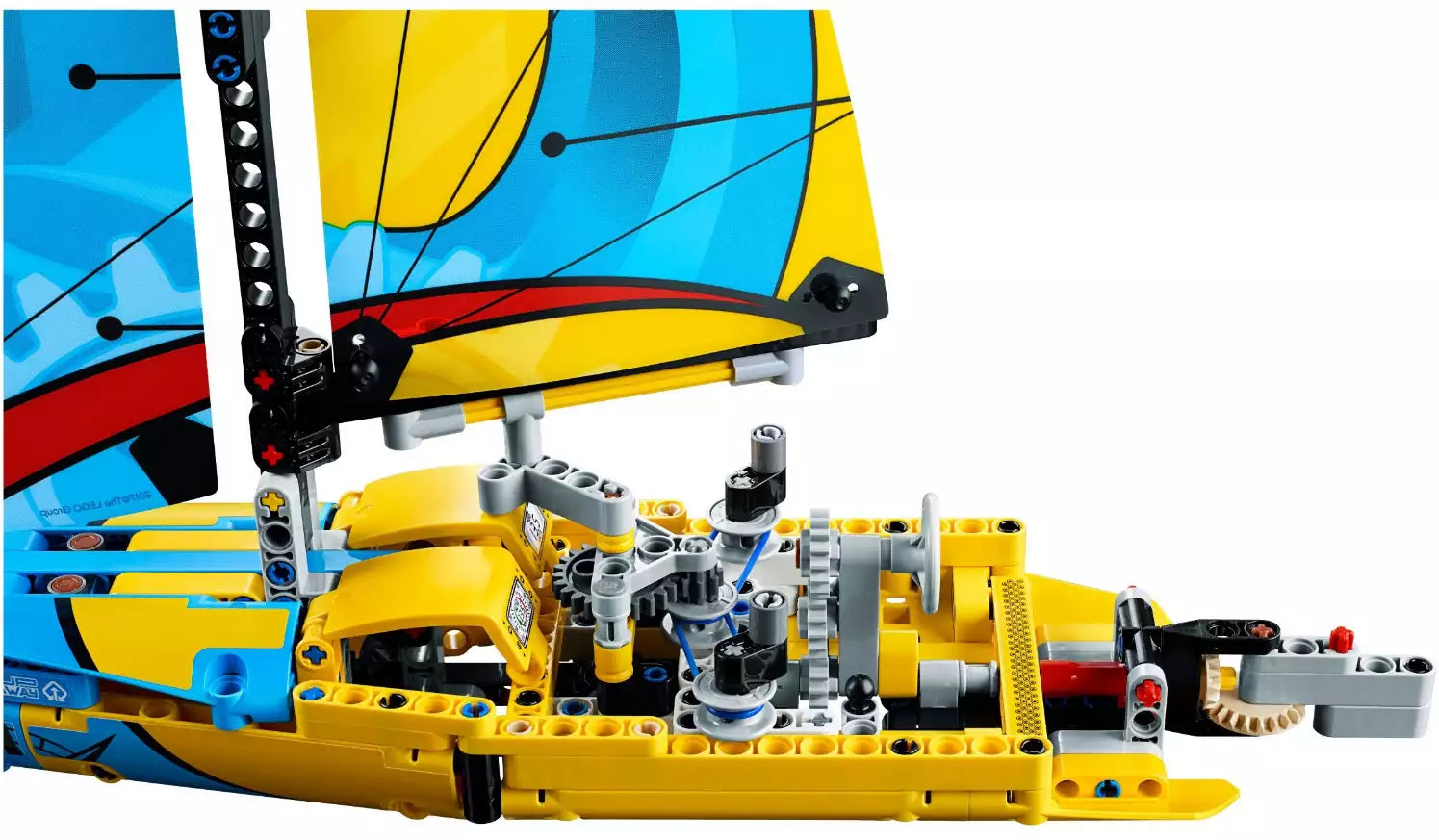 Detail: LEGO Technic 42074 Rennyacht