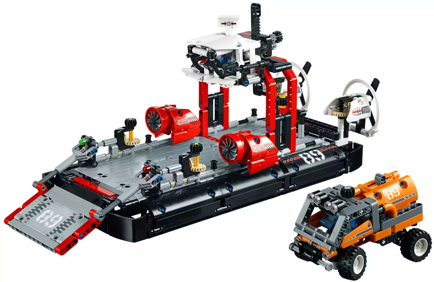 Inhalt: LEGO Technic 42076 Luftkissenboot