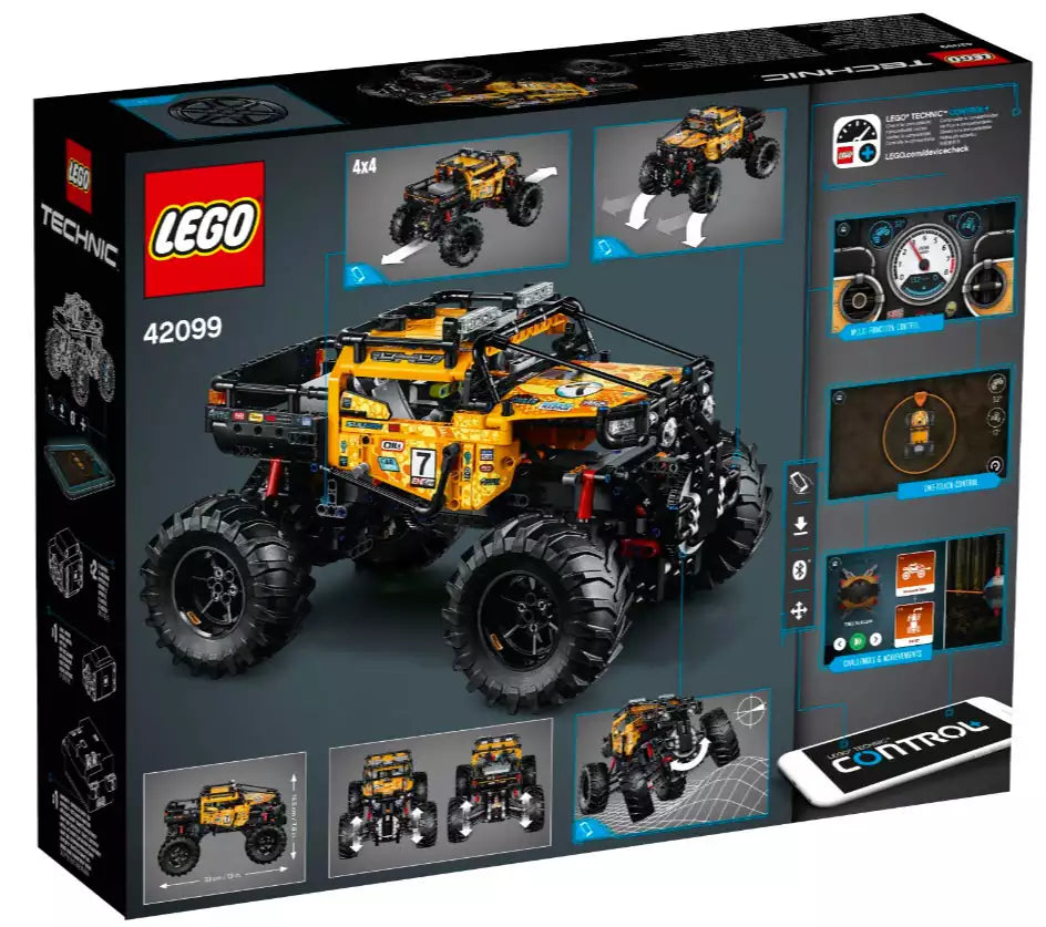 Box Rückansicht: LEGO Technic 42099 Allrad Xtreme-Geländewagen