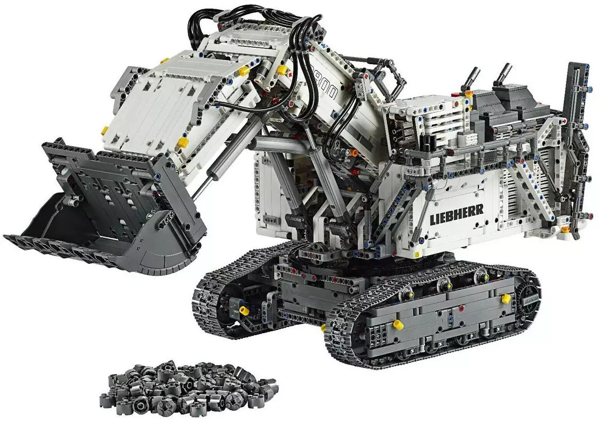 Inhalt: LEGO Technic 42100 Liebherr Bagger R 9800