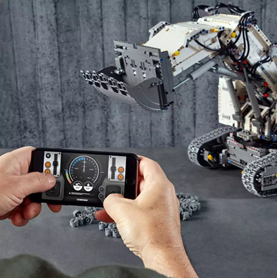 Steuerung: LEGO Technic 42100 Liebherr Bagger R 9800