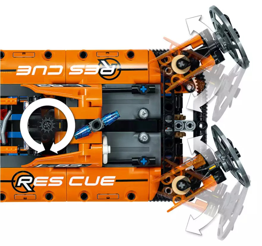 Detail 1: LEGO Technic 42120 Luftkissenboot für Rettungseinsätze