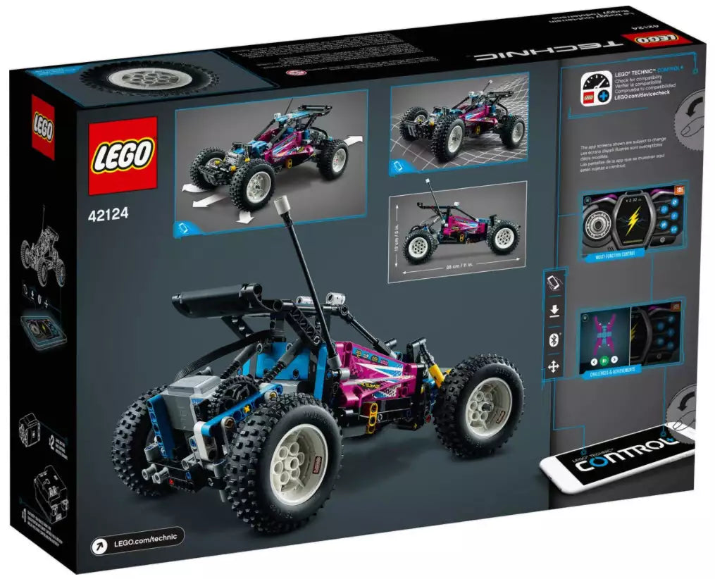 Box Rückansicht: LEGO Technic 42124 Geländewagen