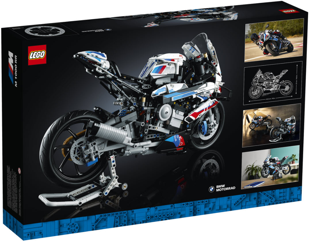 Box Rückansicht: LEGO Technic 42130 BMW M 1000 RR