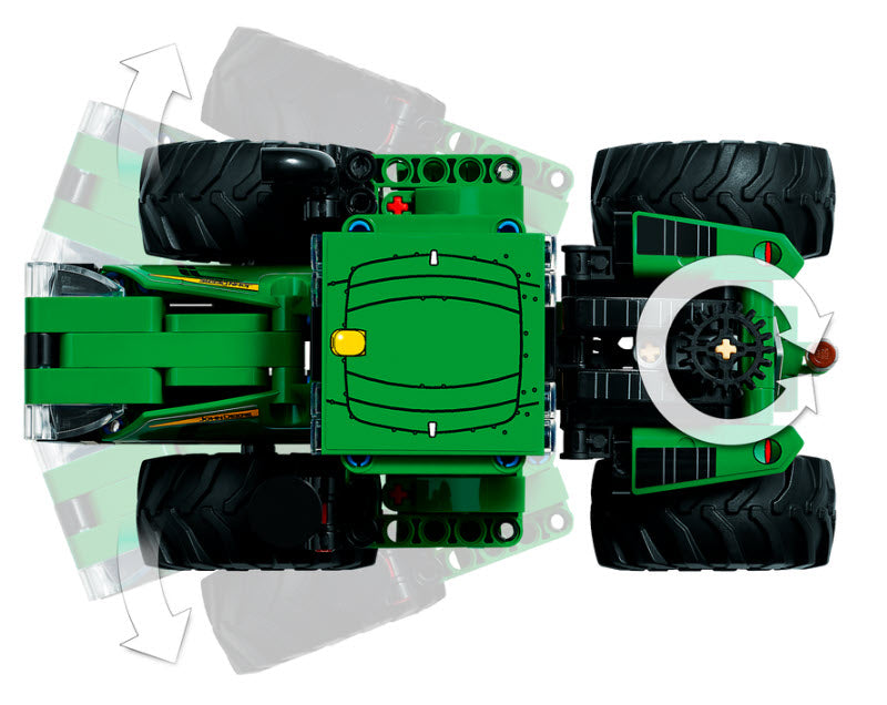 Detail : LEGO Technic 42136 John Deere 9620R 4WD Tractor
