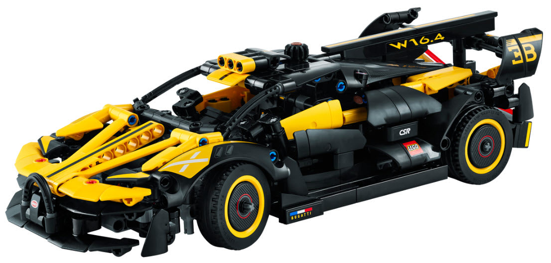 Inhalt: LEGO Technic 42151 Bugatti-Bolide