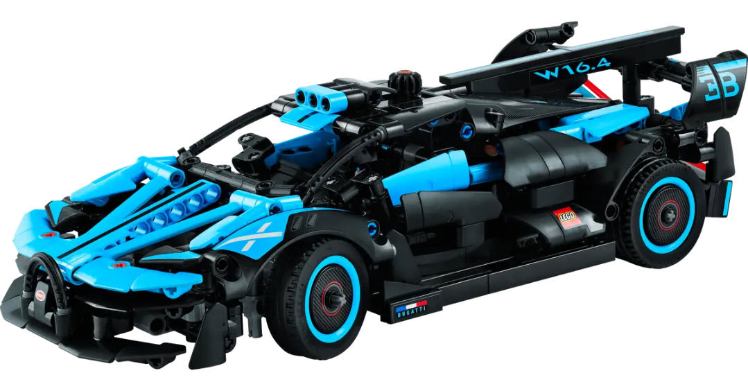 Inhalt: LEGO Technic 42162 Bugatti Bolide Agile Blue