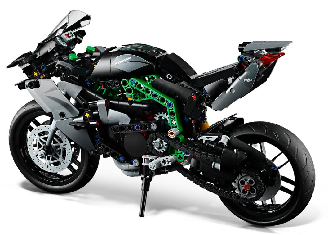 Detail 1: LEGO Technic 42170 Kawasaki Ninja H2R Motorrad