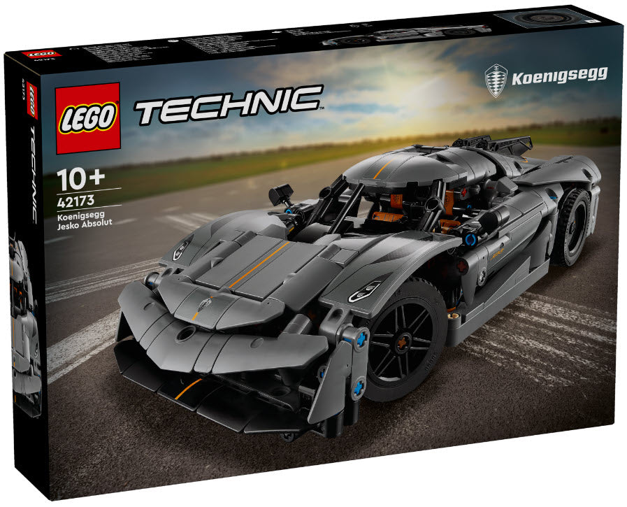 LEGO Technic 42173 Koenigsegg Jesko Absolut Supersportwagen in Grau