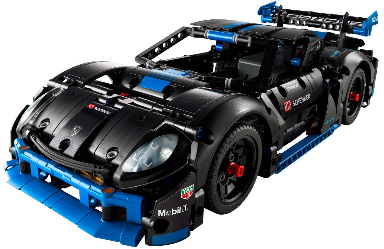 Inhalt: LEGO Technic 42176 Porsche GT4 e-Performance Rennwagen