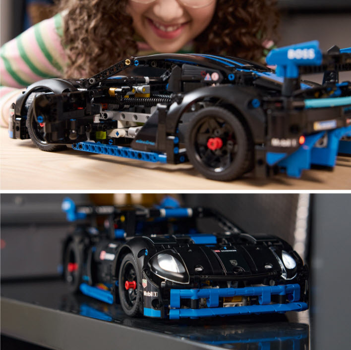Detail 3: LEGO Technic 42176 Porsche GT4 e-Performance Rennwagen