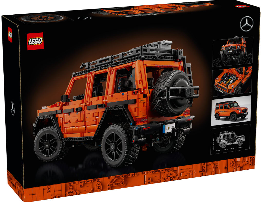 Box Rückansicht: LEGO Technic 42177 Mercedes-Benz G 500 PROFESSIONAL Line