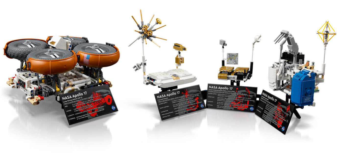 Detail 2: LEGO Technic 42182 NASA Apollo Lunar Roving Vehicle (LRV)