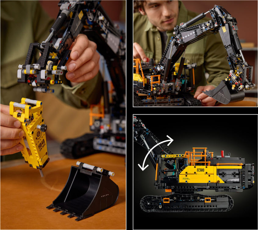 Detail 2: LEGO Technic 42215 Volvo EC500 Hybrid Bagger