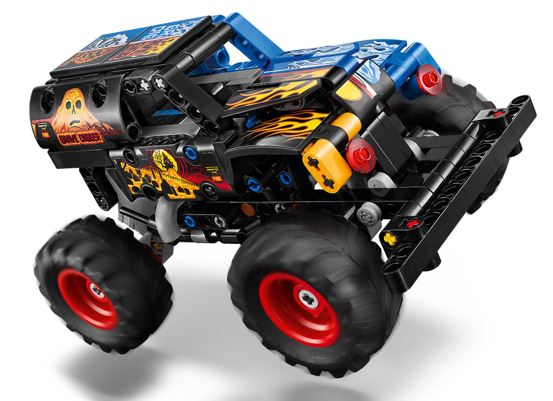 Detail 1: LEGO Technic 42219 Monster Jam Grave Digger Feuer und Eis