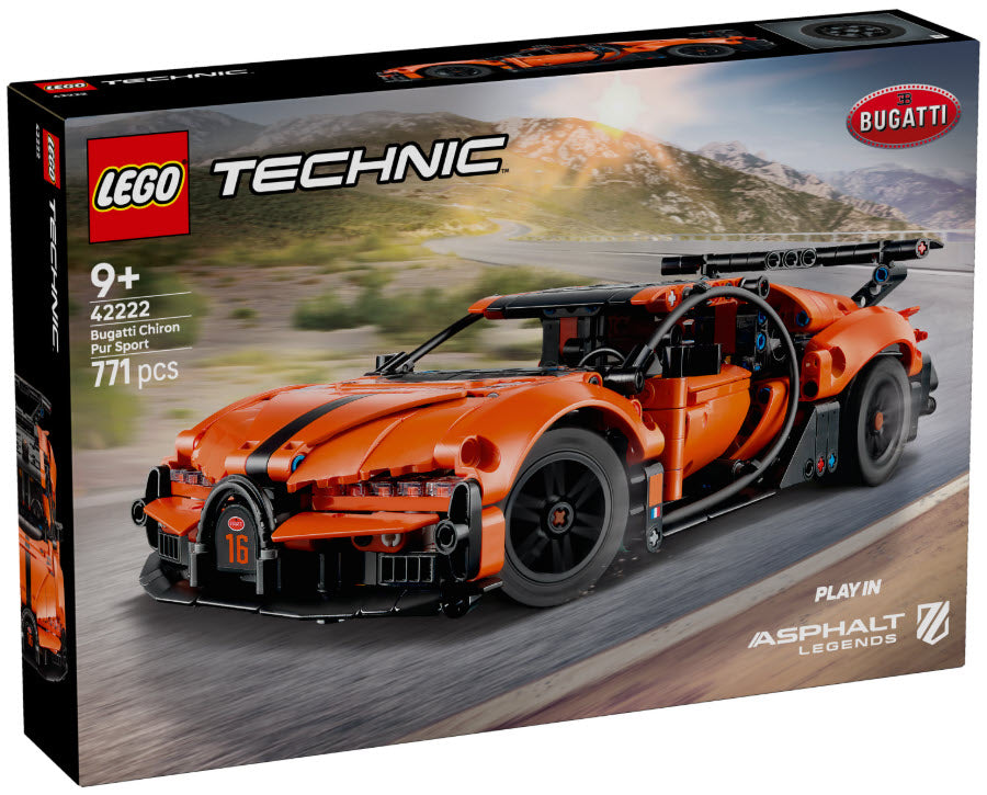 LEGO Technic 42222 Bugatti Chiron Pur Sport Hypercar