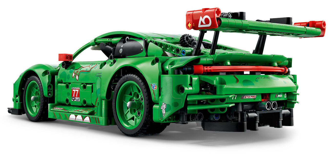 Detail 1: LEGO Technic 42224 Porsche 911 GT3 R REXY AO Racing Rennwagen