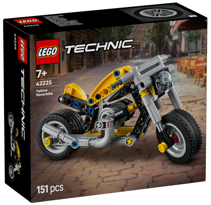 LEGO Technic 42225 Gelbes Motorrad