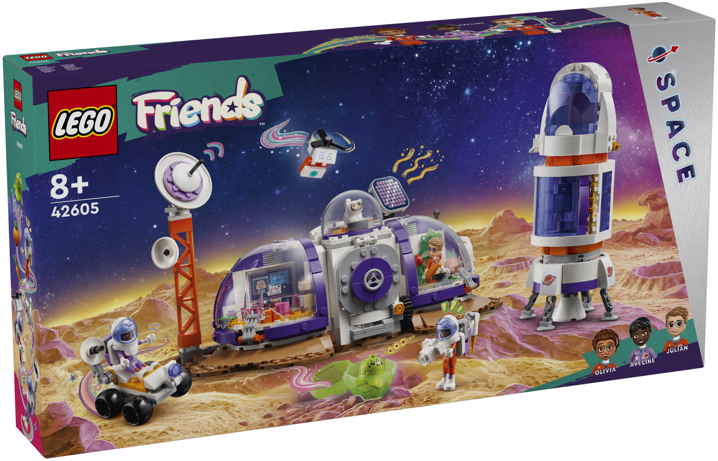 LEGO Friends 42605 Mars-Raumbasis mit Rakete