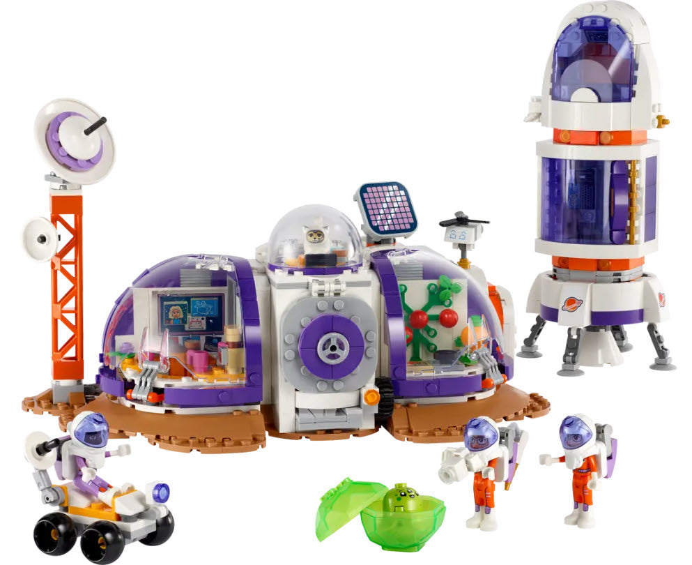Inhalt: LEGO Friends 42605 Mars-Raumbasis mit Rakete