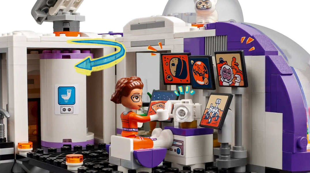 Minifiguren: LEGO Friends 42605 Mars-Raumbasis mit Rakete