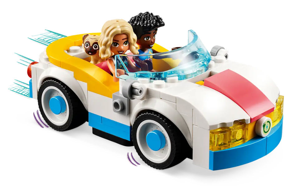 Minifiguren: LEGO Friends 42609 E-Auto mit Ladestation