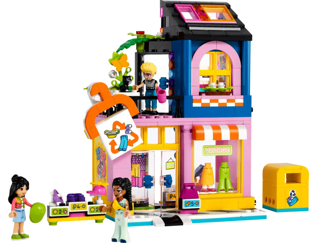 Inhalt: LEGO Friends 42614 Vintage-Modegeschäft
