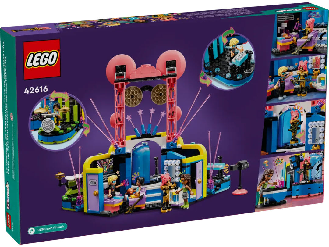 Box Rückseite: LEGO Friends 42616 Talentshow in Heartlake City