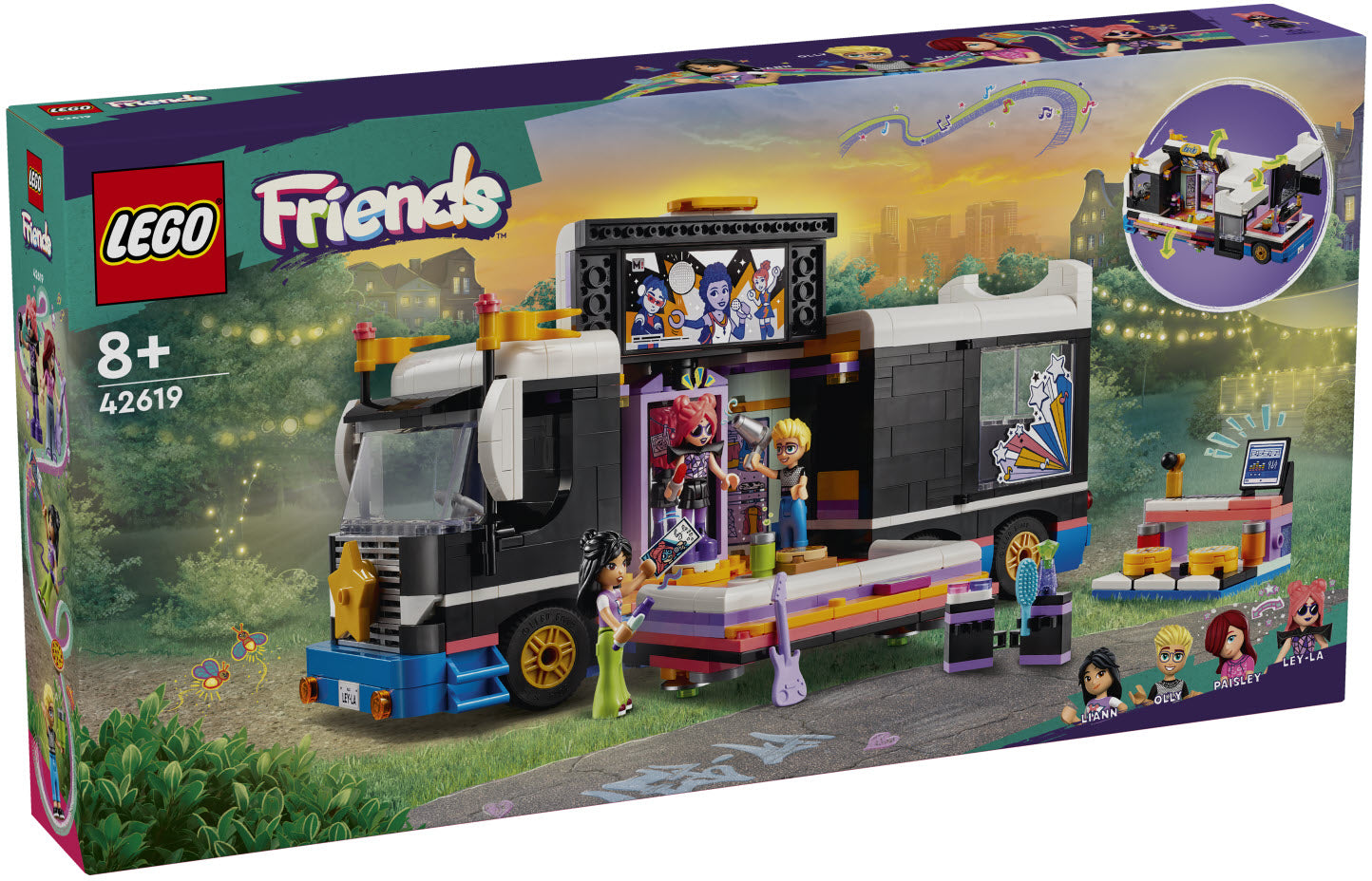 LEGO Friends 42619 Popstar-Tourbus