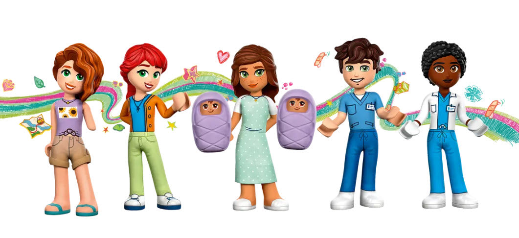 Minifiguren: LEGO Friends 42621 Heartlake City Krankenhaus