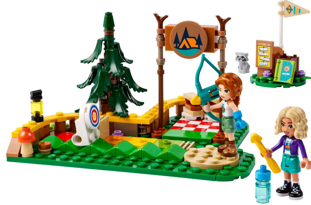 Inhalt: LEGO Friends 42622 Bogenschießen im Abenteuercamp