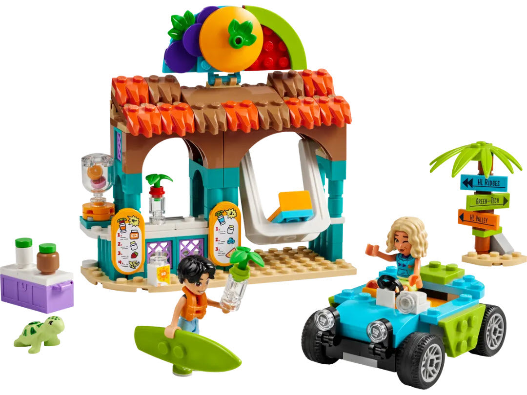 Inhalt: LEGO Friends 42625 Smoothie-Stand am Strand