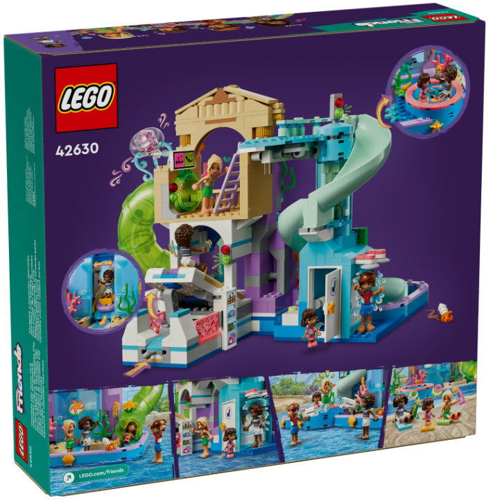Box Rückseite: LEGO Friends 42630 Heartlake City Wasserpark