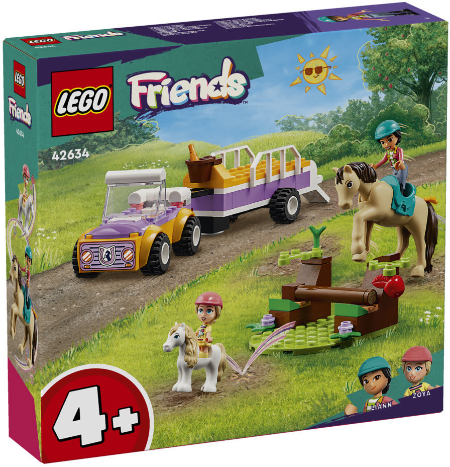 LEGO Friends 42634 Pferde- und Pony-Anhänger