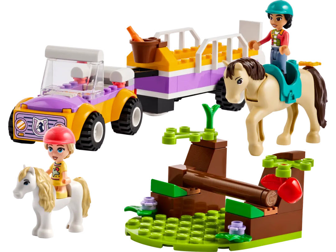 Inhalt: LEGO Friends 42634 Pferde- und Pony-Anhänger