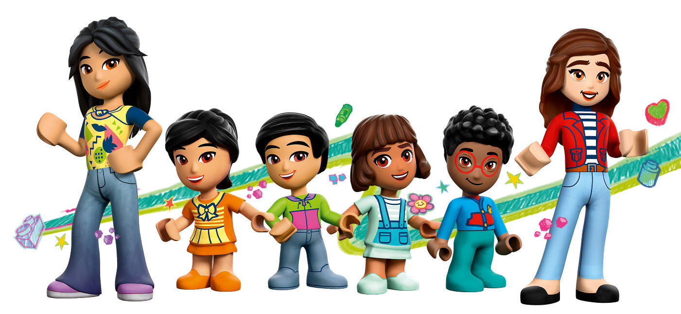 Minifiguren: LEGO Friends 42636 Heartlake City Kindergarten