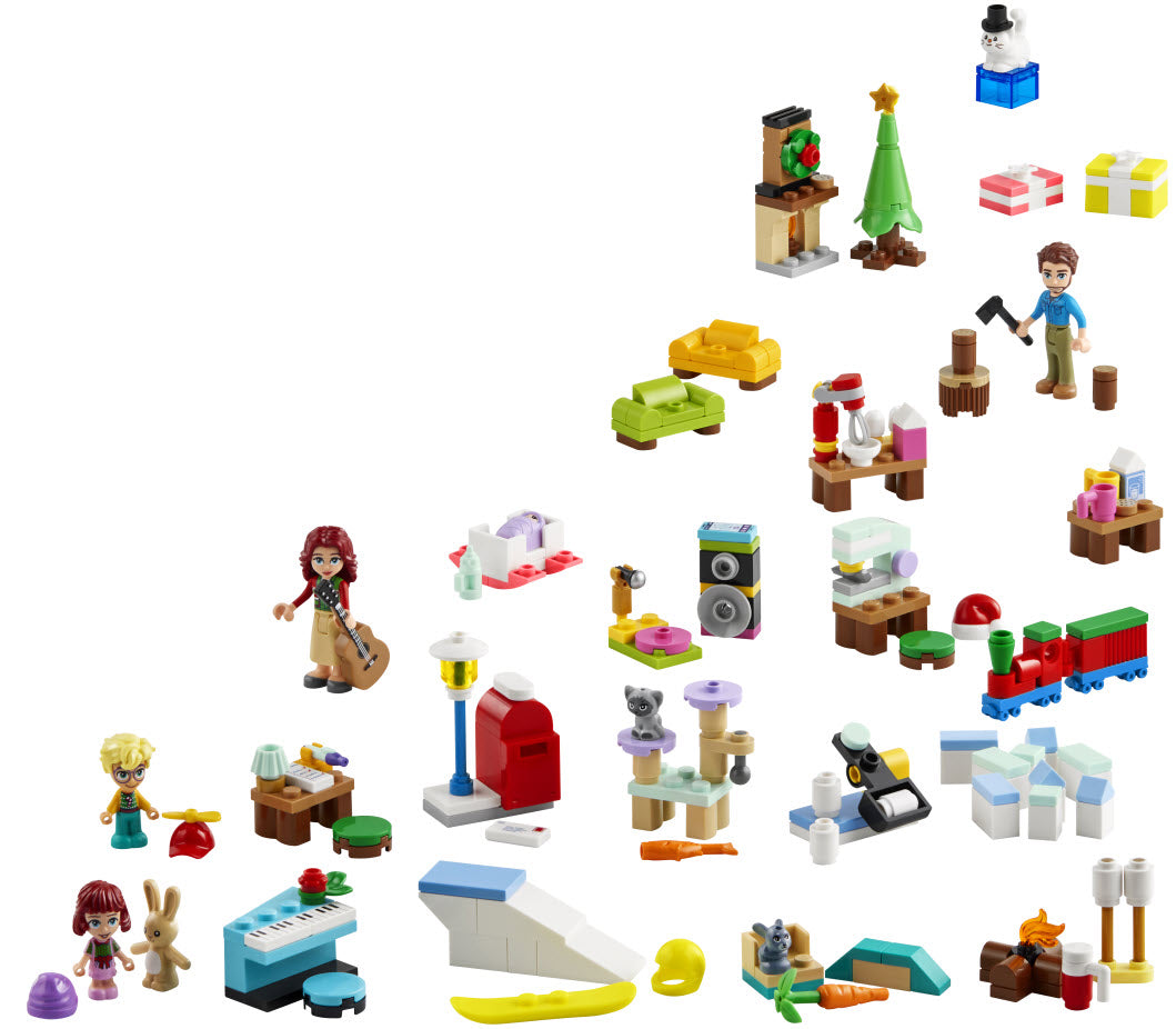 Inhalt: LEGO Friends 42637 Adventskalender 2024