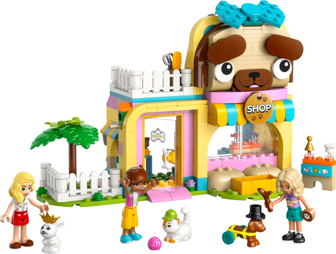 Inhalt: LEGO Friends 42650 Geschäft für Haustierzubehör