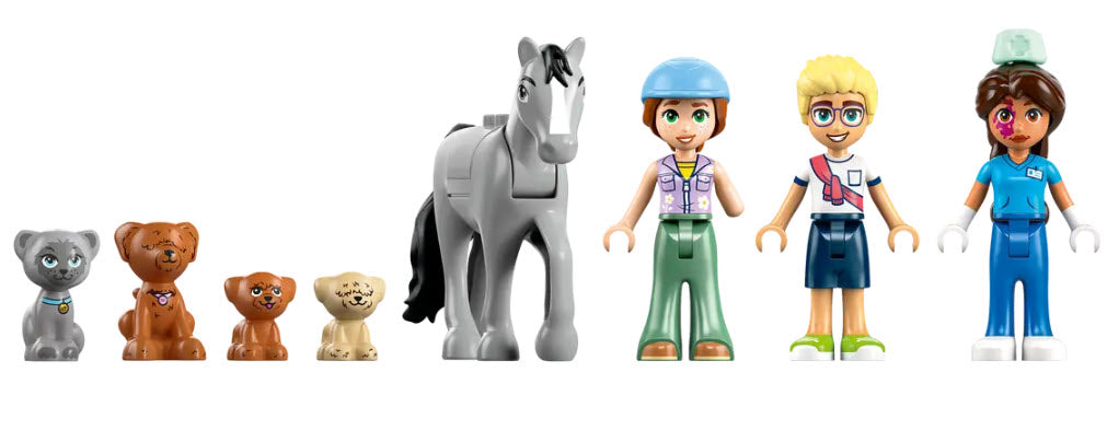 Minifiguren: LEGO Friends 42651 Tierarztpraxis für Pferde und Haustiere
