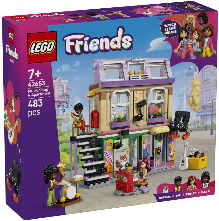 LEGO Friends 42653 Musikladen & Wohnung