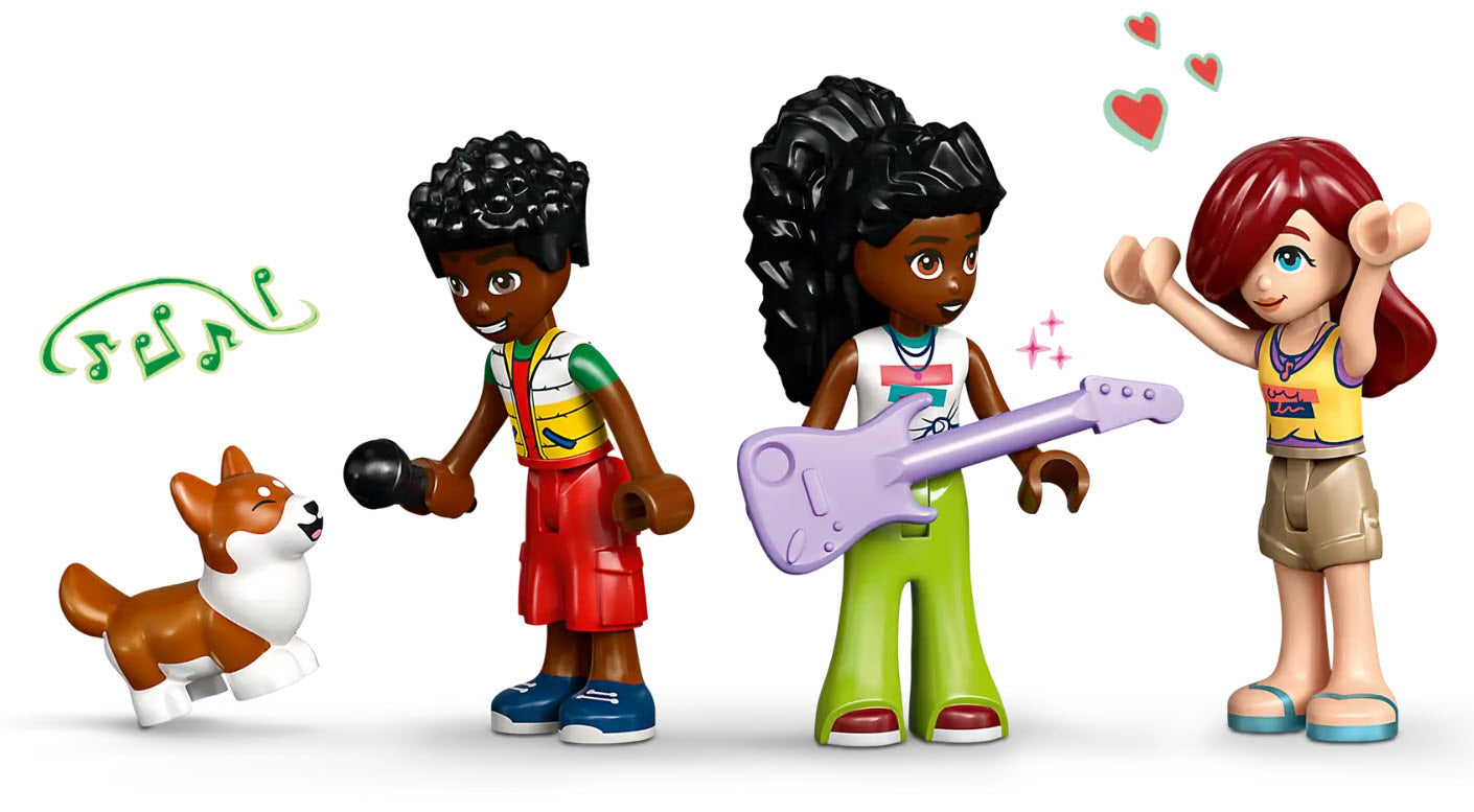 Minifiguren: LEGO Friends 42653 Musikladen & Wohnung