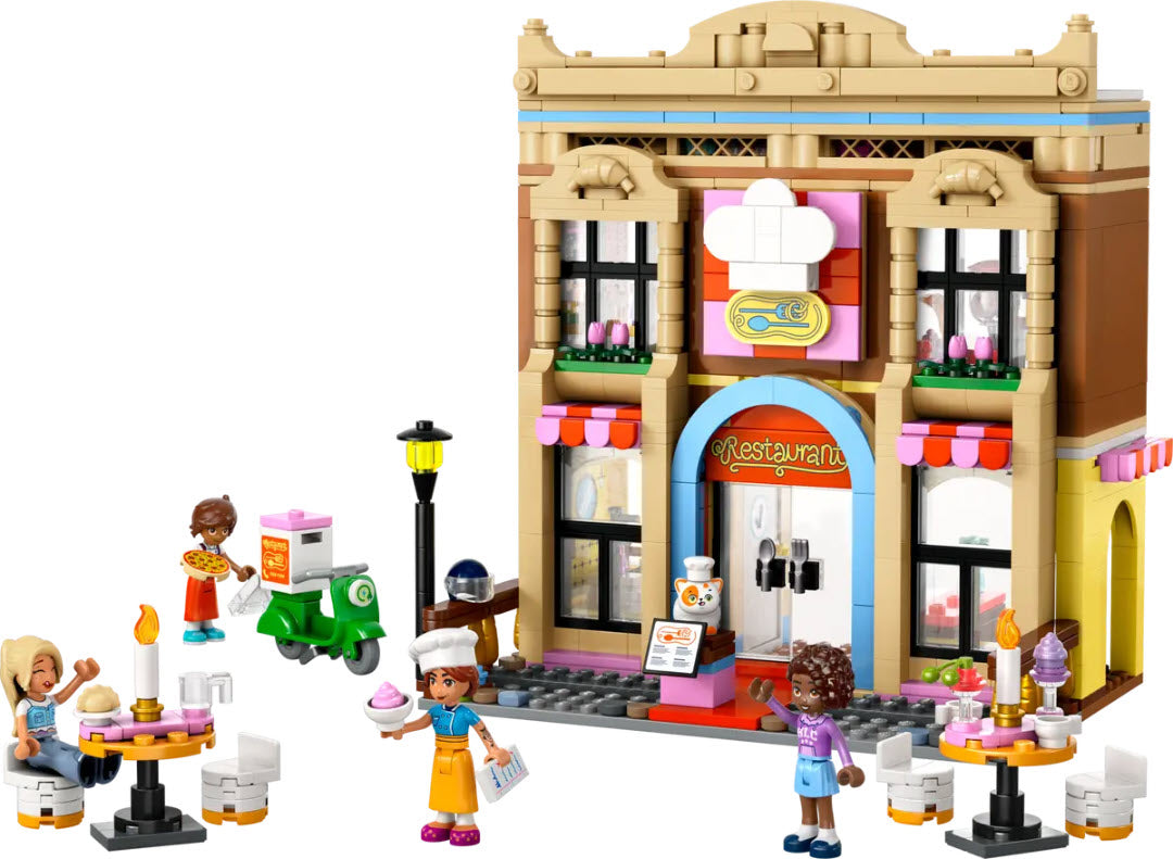 Inhalt: LEGO Friends 42655 Restaurant und Kochschule