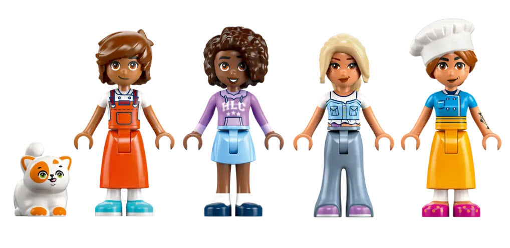 Minifiguren: LEGO Friends 42655 Restaurant und Kochschule