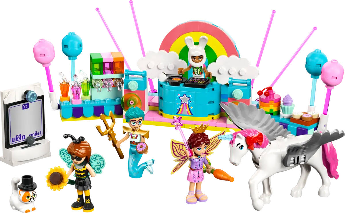 Inhalt: LEGO Friends 42661 Kostümparty mit Einhorn und Fee