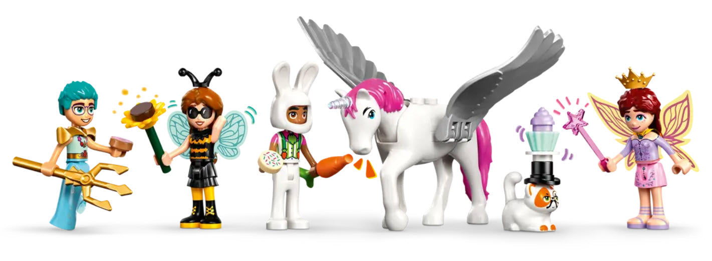 Minifiguren: LEGO Friends 42661 Kostümparty mit Einhorn und Fee
