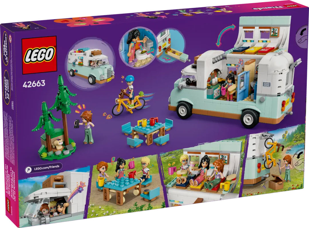 Box Rückseite: LEGO Friends 42663 Wohnmobil