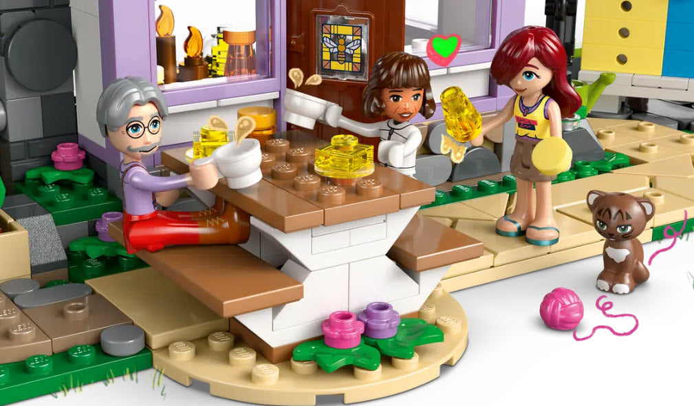 Minifiguren: LEGO Friends 42669 Haus und Blumengarten der Imker